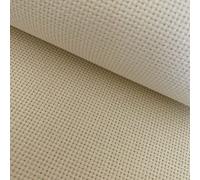 14CT Aida-Stoff-Stickerei, Kreuzstich-Stoff, elfenbeinfarben/hellbeige, 150 x 50cm