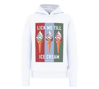 JOOP! Jeans Hoodie mit Motiv-Print Modell 'Erol' in Weiss, Größe L