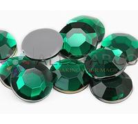 15 mm Grün Smaragd H106 Acryl Strass, bleifrei. Hohe Qualität Pro Grade - 50 Stück