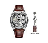 (15) Originale Marken-Herrenuhren, vollautomatische, skelettierte, modische mechanische Luxusuhren,