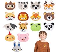 15 Stück Flicken zum Aufbügeln Kinder, Bügelflicken Kinder, Tier Patches Aufnäher, Patch Sticker Gestickte Bügel Patch Bestickte Aufnäher, Bügelflicken Tiere für Reparieren sie das Loch, DIY Zubehör