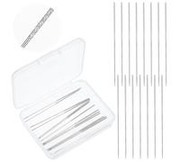 15 Stück Snag Repair Needle，Mabor Stopfnadel Set Catching Needle Knits and Woven Tool Snag Nab it Tool Leather Craft Sewing Stitching with Case for Woven Knitted Cloth Garments Drapes Repair zubehör
