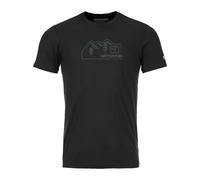 Ortovox T-Shirt 150 Cool Vintage Badge – Merinoshirt, kühlend – Herren M Schwarz