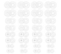 150 Paar Unsichtbare Druckknöpfe zum Aufnähen, Kunststoffknöpfe Druckknöpfe Rund Transparent Durchsichtiger Aufnähknopf Durchsichtiger Aufnähknopf Druckknopf Aufnähknöpfe für Stoff