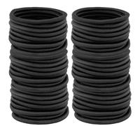 150 Stück 4 mm Haargummis, elastisches Haarband für dickes und lockiges Haar, Pferdeschwanzhalter, 5,1 cm Durchmesser, elastisches Band für Damen, Herren und Mädchen