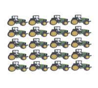 150 Stück Holzknöpfe, niedliche Traktoren-Cartoon-Gemälde