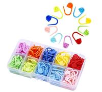 150 Stück Maschenmarkierer, Strick Häkeln Locking Stitch, Nadel Klip Mit Aufbewahrungsbox für Stricken DIY Handwerk, 10 Farben