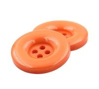15mm, 18mm, 20mm, 23mm, 25mm, 28mm, 30mm, 34mm, 38mm, 4 Löcher, Kunststoff, Harz, runde Knöpfe, schwarz, weiß, Knopf, passend für Nähen, Scrapbooking, Diy, 02 Orange, 28mm 14pcs