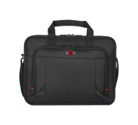 16" Laptop-Aktentasche mit Tablet-Fach, gepolstert, Organizer, Trolleyriemen, Schulterriemen