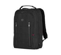 16 Zoll Handgepäck-Rucksack mit Tablet-Fach, erweiterbar, mit Laptopfach, Organizer, Trolleyriemen