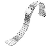 18, 20 mm Edelstahl-Uhrenarmband, ultradünn, passend for CASIO F-91W/A158/A159/A168/A169/B650/AQ230/AE500W(Silver,20mm)
