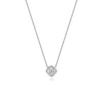 18 ct/Karat Weißgold Diamant Halskette Brillant-Schliff 0.24 Karat GH - I1 - 43.2cm