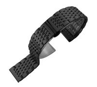 18 mm 19 20 21 22 316L Edelstahl-Uhrenarmband, kompatibel mit Tissot, Seiko, SKX 5, Certina, Silber-Roségold-Armbändern(Black,12mm)