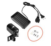 180W Nähmaschinen Fußschalter, Nähmaschine Motor Nähmaschine Fußpedal Controller Fußschalter Pedal Nähmaschinenmotor mit Doppelcarbonbürste 10000 R/Min EU 220V