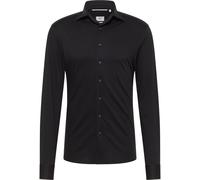 1863 by ETERNA COMFORT FIT Langarm Hemd schwarz stretch 2269-39-LSK1 - Japanese Knitted 45