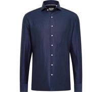 1863 by ETERNA MODERN FIT Langarm Hemd midnight linen 2355-19-XS82 - LINEN QUALITY 44 65