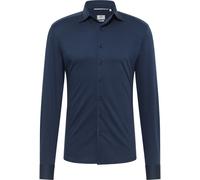1863 by ETERNA SLIM FIT Langarm Hemd marine jersey 2269-19-YSV1 - Japanese Knitted 46 65