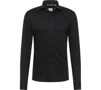 ETERNA 1863 Slim Fit Jerseyhemd anthrazit/schwarz, Einfarbig
