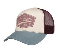 1865 American Heritage Trucker Cap by Stetson weiß-blau One Size