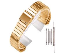 18mm Edelstahl Ersatz Uhrenarmband Kompatibel mit Casio F-108WH AE1200WH A168WA A158WA LA670WGA A700W Damen- und Herrenuhr Zubehör (Gold1)