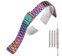 18mm Edelstahl Ersatz Uhrenarmband Kompatibel mit Casio F-108WH AE1200WH A168WA A158WA LA670WGA A700W Damen- und Herrenuhr Zubehör