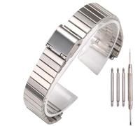 18mm Edelstahl Ersatz Uhrenarmband Kompatibel mit Casio F-108WH AE1200WH A168WA A158WA LA670WGA A700W Damen- und Herrenuhr Zubehör (Silver1)