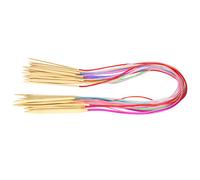18Pcs Circular Needle DoublePoint Bamboo Color Flexible Tube Connection Knitting Tool Set (80cm)