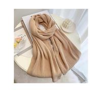 (190x40cm,WT18-7 khaki)2022 New Knitted Cashmere Scarf Warm Winter Pashmina Shawl Wrap Solid Scarves Bandana Female Foulard Thick Blanked