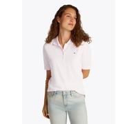 Poloshirt TOMMY HILFIGER "1985 Regular Fit Pique Premium Polo", Damen, Gr. XL (42), rosa (light pink), Piquu00e9, Obermaterial: 95% Baumwolle, 5% Elasthan, unifarben, casual, regular fit hüftlang, Kur
