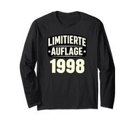 1998 Geburtstag Shirt 28. Geburtstag Geschenk Jahrgang 1998 Langarmshirt