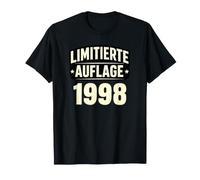 1998 Geburtstag Shirt 28. Geburtstag Geschenk Jahrgang 1998 T-Shirt