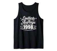 1998 Geburtstag Shirt 28. Geburtstag Geschenk Jahrgang 1998 Tank Top