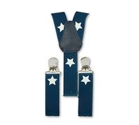 1buy3 Hosenträger dunkelblau-sterne| Y-Form | 3 Clips | 1-5 Jahre|verstellbar | über 30 Modelle