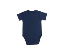 1er bis 6er Pack Baby kurzarm Body aus Bio-Baumwolle Rippjersey "Leela Cotton" indigo 62-68