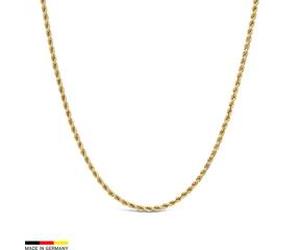 2,1 mm breite Kordelkette aus 333er Gold