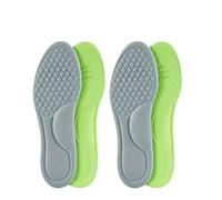 2/10 Stück Uni-Einlegesohlen aus weichem Memory-Schaum, orthopädische Einlegesohlen, atmungsaktiv, desodorierend, Sportschuhe, Anti-Schweiß, Schuhzubehör (grau (4 Stück), 37-38