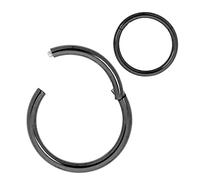 (2,5/10mm) Nasenring Hoop 316L Chirurgenstahl Knorpelohrring Septum Clicker Ring Edelstahl Klappbarer Segmentring Lippenring Conch Daith Helix Rook Tragus Lobe Snug Ear Body Piercing Schmuck