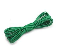 2,5 mm elastisches Seil, Gummiband, Bungee-Gummiband, Stretchfaden für Bekleidungsaccessoires, Bastelarbeiten, DIY-Projekte - Grün, 204 Stück, 2,5 mm, 6 Yards