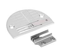 2,6 x 1,8 Zoll Stichplatte, Transporteur, Nähfuß für Nähmaschine Industrienähmaschine Zubehör Stichplatte Nähfuß mit Zähne Kit Set Reißverschlussfuß-Set industrienähmaschinen zubehör
