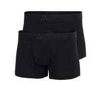 adidas Herren Low Rise Trunk (2 Pack) - Active Flex Cotton 3 Stripes | Bequeme Unterwäsche