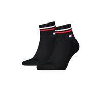 Tommy Hilfiger Unisex Th Uni Tj Quarter 2p Iconic Socken, Schwarz, 39-42 EU