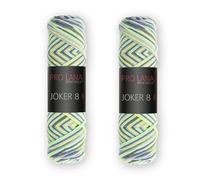 2-er Set Pro Lana Joker 8 color, 100% Baumwolle, 50g/85m LL, Topflappengarn, NS3,5-4,5 (535)