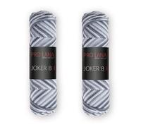 2-er Set Pro Lana Joker 8 color, 100% Baumwolle, 50g/85m LL, Topflappengarn, NS3,5-4,5 (536)