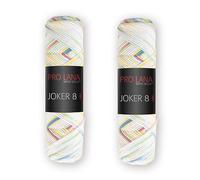 2-er Set Pro Lana Joker 8 color, 100% Baumwolle, 50g/85m LL, Topflappengarn, NS3,5-4,5 (538)