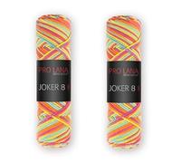 2-er Set Pro Lana Joker 8 color, 100% Baumwolle, 50g/85m LL, Topflappengarn, NS3,5-4,5 (539)