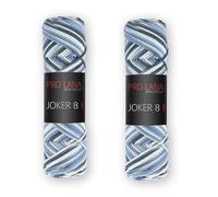 2-er Set Pro Lana Joker 8 color, 100% Baumwolle, 50g/85m LL, Topflappengarn, NS3,5-4,5 (542)