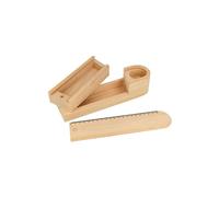 2 Federmäppchen 2 Etagen 24 x 6 x 3 cm