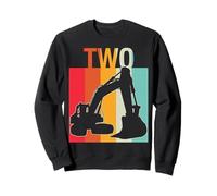 2. Geburtstag Baumeister Bauwagen Junge Sweatshirt