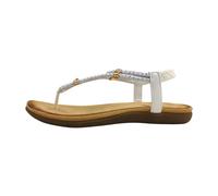 2Go Fashion Damen 8018-811 Flache Sandale, Weiß, 39 EU