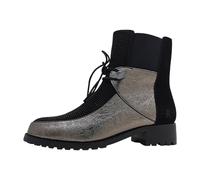 2Go Fashion Damen 8240-501 Mode-Stiefel, schwarz/Silber, 36 EU